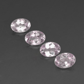 2.96 ct Pink Morganite Gemstone, Morganite Gem in Oval Facet Shape for Sale.