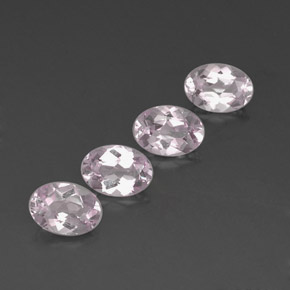 2.96 ct Pink Morganite Stone, Natural Morganite in Oval Facet Shape for Sale