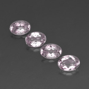 3.15 ct Pink Morganite Gemstone, Morganite Gem in Oval Facet Shape for Sale.