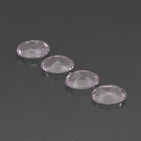 Morganite Gemstone in 7 x 5 mm (calibrated) Size for Sale, Morganite Stone in Light Pink Color