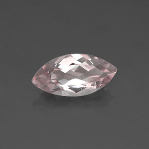 0.96 ct Pink Morganite Gemstone, Morganite Gem in Marquise Facet Shape for Sale.