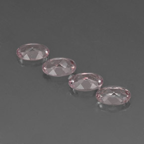 Morganite Gemstone in 7 x 5 mm (calibrated) Size for Sale, Morganite Stone in Light Pink Color