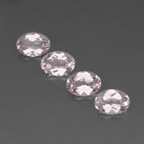 2.79 ct Pink Morganite Gemstone, Morganite Gem in Oval Facet Shape for Sale.