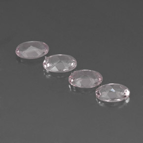 Morganite Gemstone in 7 x 5 mm (calibrated) Size for Sale, Morganite Stone in Light Pink Color