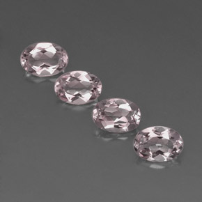 2.78 ct Pink Morganite Gemstone, Morganite Gem in Oval Facet Shape for Sale.
