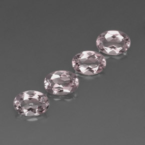 2.78 ct Pink Morganite Stone, Natural Morganite in Oval Facet Shape for Sale