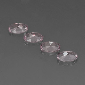 Morganite Gemstone in 7 x 5 mm (calibrated) Size for Sale, Morganite Stone in Light Pink Color