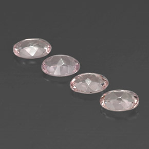 Morganite Gemstone in 7 x 5 mm (calibrated) Size for Sale, Morganite Stone in Light Pink Color