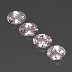 3.07 ct Pink Morganite Gemstone, Morganite Gem in Oval Facet Shape for Sale.