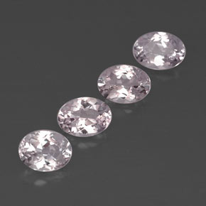 3.07 ct Pink Morganite Stone, Natural Morganite in Oval Facet Shape for Sale