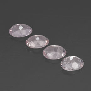 Morganite Gemstone in 7 x 5 mm (calibrated) Size for Sale, Morganite Stone in Light Pink Color