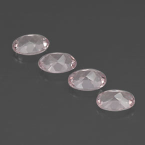 Morganite Gemstone in 7 x 5 mm (calibrated) Size for Sale, Morganite Stone in Light Pink Color