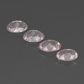Morganite Gemstone in 7 x 5 mm (calibrated) Size for Sale, Morganite Stone in Light Pink Color