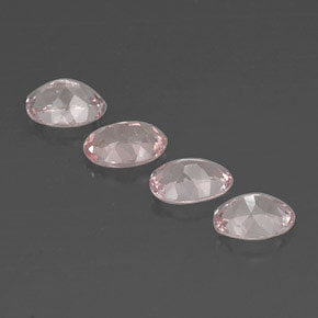 Morganite Gemstone in 7 x 5 mm (calibrated) Size for Sale, Morganite Stone in Light Pink Color
