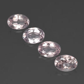 3.07 ct Pink Morganite Gemstone, Morganite Gem in Oval Facet Shape for Sale.