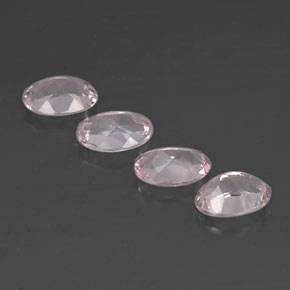 Morganite Gemstone in 7 x 5 mm (calibrated) Size for Sale, Morganite Stone in Light Pink Color