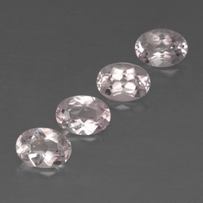 3.00 ct Pink Morganite Stone, Natural Morganite in Oval Facet Shape for Sale