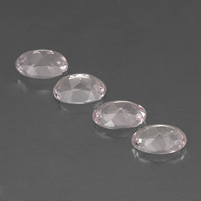 Morganite Gemstone in 7 x 5 mm (calibrated) Size for Sale, Morganite Stone in Light Pink Color