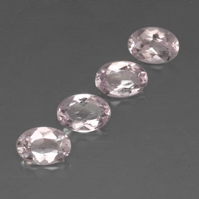 2.75 ct Pink Morganite Stone, Natural Morganite in Oval Facet Shape for Sale