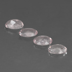 Morganite Gemstone in 7 x 5 mm (calibrated) Size for Sale, Morganite Stone in Light Pink Color