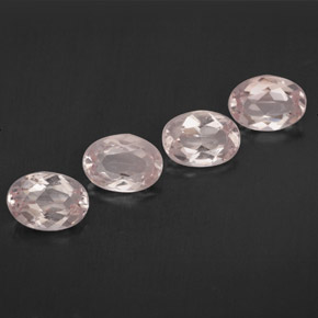 2.92 ct Pink Morganite Gemstone, Morganite Gem in Oval Facet Shape for Sale.