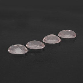 Morganite Gemstone in 7 x 5 mm (calibrated) Size for Sale, Morganite Stone in Light Pink Color