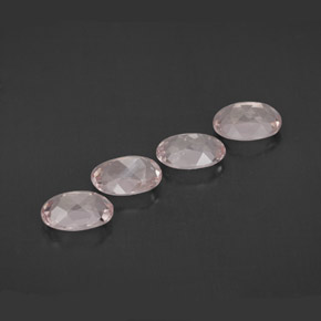Morganite Gemstone in 7 x 5 mm (calibrated) Size for Sale, Morganite Stone in Light Pink Color
