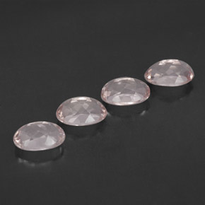 Morganite Gemstone in 7 x 5 mm (calibrated) Size for Sale, Morganite Stone in Light Pink Color