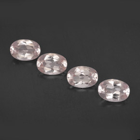 2.68 ct Pink Morganite Stone, Natural Morganite in Oval Facet Shape for Sale