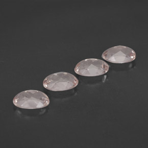 Morganite Gemstone in 7 x 5 mm (calibrated) Size for Sale, Morganite Stone in Light Pink Color