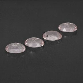 Morganite Gemstone in 7 x 5 mm (calibrated) Size for Sale, Morganite Stone in Light Pink Color