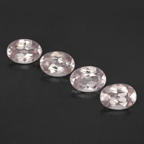 2.90 ct Pink Morganite Stone, Natural Morganite in Oval Facet Shape for Sale