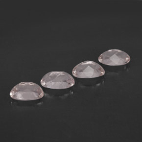 Morganite Gemstone in 7 x 5 mm (calibrated) Size for Sale, Morganite Stone in Light Pink Color