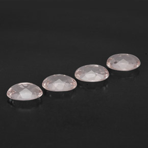 Morganite Gemstone in 7.1 x 5.1 mm Size for Sale, Morganite Stone in Light Pink Color