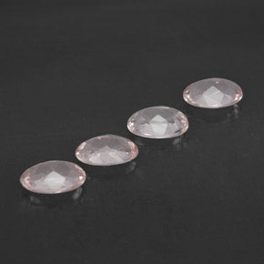 Morganite Gemstone in 7.1 x 5.1 mm Size for Sale, Morganite Stone in Light Pink Color