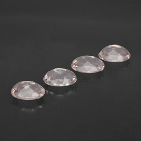 Morganite Gemstone in 7 x 5 mm (calibrated) Size for Sale, Morganite Stone in Light Pink Color