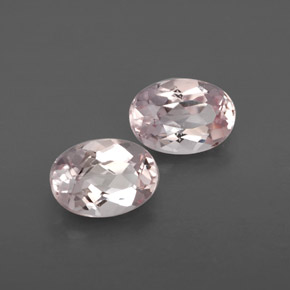 1.57 ct Pink Morganite Stone, Natural Morganite in Oval Facet Shape for Sale