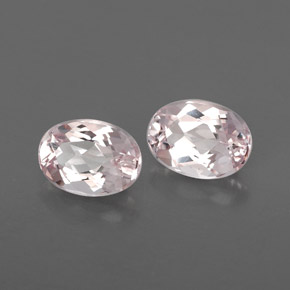 1.73 ct Pink Morganite Stone, Natural Morganite in Oval Facet Shape for Sale