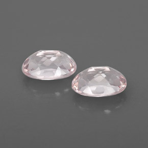 Morganite Gemstone in 7.1 x 5.2 mm Size for Sale, Morganite Stone in Light Pink Color