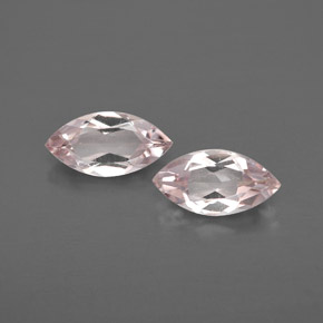1.02 ct Pink Morganite Gemstone, Morganite Gem in Marquise Facet Shape for Sale.