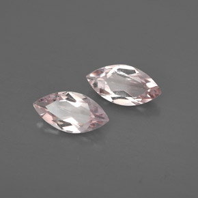 1.02 ct Pink Morganite Stone, Natural Morganite in Marquise Facet Shape for Sale