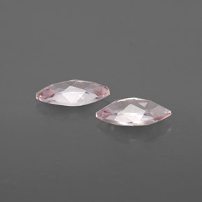 Morganite Gemstone in 8.1 x 4.2 mm Size for Sale, Morganite Stone in Light Pink Color