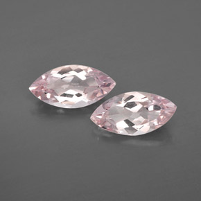 1.86 ct Pink Morganite Gemstone, Morganite Gem in Marquise Facet Shape for Sale.