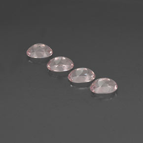 Morganite Gemstone in 7 x 5 mm (calibrated) Size for Sale, Morganite Stone in Light Pink Color