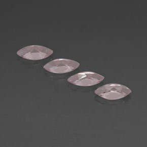 Morganite Gemstones in 8 x 4 mm (calibrated) Size for Sale, Morganite Stones in Light Pink Color