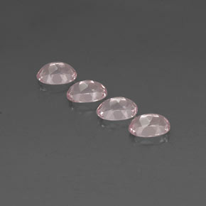 Morganite Gemstone in 7 x 5 mm (calibrated) Size for Sale, Morganite Stone in Light Pink Color