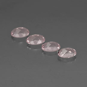 Morganite Gemstone in 7 x 5 mm (calibrated) Size for Sale, Morganite Stone in Light Pink Color
