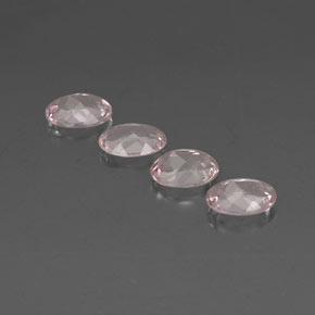 Morganite Gemstone in 7 x 5 mm (calibrated) Size for Sale, Morganite Stone in Light Pink Color