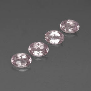 3.05 ct Pink Morganite Stone, Natural Morganite in Oval Facet Shape for Sale