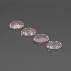 Morganite Gemstone in 7 x 5 mm (calibrated) Size for Sale, Morganite Stone in Light Pink Color
